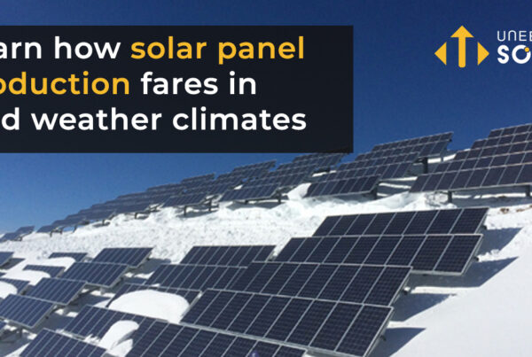 Learn how solar panel production fares in cold weather climates